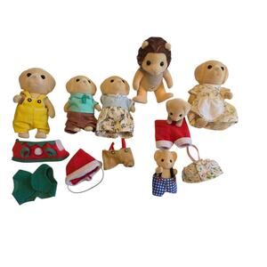 Calico Ctitters Yellow Labrador Family Mixed Lot Sylvanian Families EPOCH